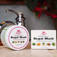 Load image into Gallery viewer, Regal Mask w/ Calendula Flowers & Avocado