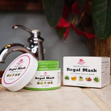 Load image into Gallery viewer, Regal Mask w/ Calendula Flowers & Avocado